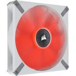 Corsair ML140 LED ELITE Premium 140 mm Ventilador Blanco PWM Levitación Magnética LED Rojo