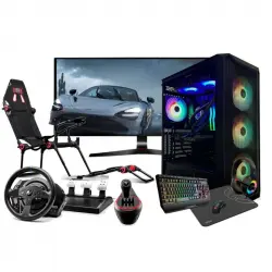 PC Racing Pack Simracing Mk Ii Intel Core i7-12700F/32GB/1TB SSD/RTX 4060 Ti + Monitor + Periféricos