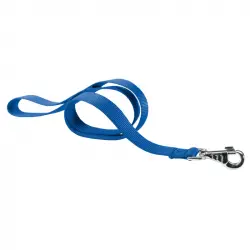 Correa Nylon Club G Azul para perros Ferplast, Tallas 120 Cms - 20 mm