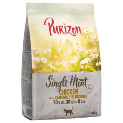 Purizon Single Meat con pollo y flores de camomila pienso para gatos - 400 g