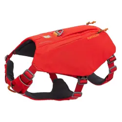 Arnés Ruffwear Switchbank rojo para perros - L-XL: 81-107 cm de pecho