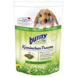 Bunny Kaninchen Traum HERBS comida para conejos - Pack % - 2 x 4 kg