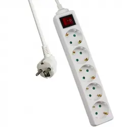 Extrastar Regleta 5 Tomas con Interruptor 5m
