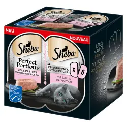 Sheba Perfect Portions 6 x 37,5 g comida húmeda para gatos - Salmón