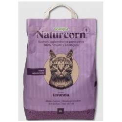 Wuapu naturcorn arena natural de maiz olor a lavanda para gatos