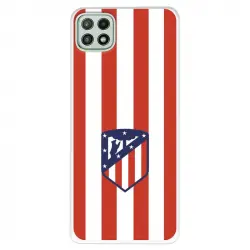 Funda del Atleti Escudo Rojiblanco Licencia Oficial Atlético de Madrid para Samsung Galaxy A22 5G