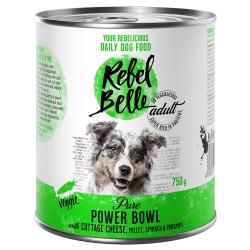 Rebel Belle Adult Pure Power Bowl comida vegetariana para perros - 6 x 750 g