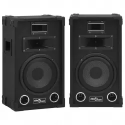 VidaXL Altavoces Pasivos Profesionales 800W Negro