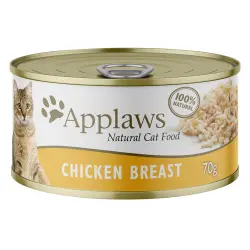 Applaws latas en caldo para gatos 6 x 70 g - Pechuga de pollo