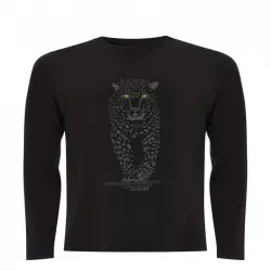 Camiseta unisex jaguar color Negro