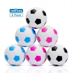 Nobleza Pelota Perro, 6 unidads Pelota  Perro Interactivo, Resistente Pelota de Caucho Natural para Perros, Bola Interactivo Perros para Perros Pequeños Medianos y Perros Grandes 7.2cm