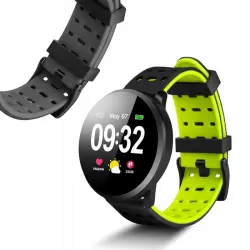 Smartek SW-280 Smartwatch + 2 Correas Verde/Negra