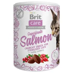 Brit Care Cat Snack Superfrutas y Salmón - 100 g