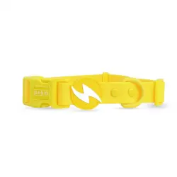 Dashi colorflex collar de TPU amarillo para perros