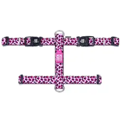 Arnés Max & Molly Leopard Pink para perros - Talla S: 41-52 cm de pecho