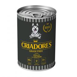 Criadores Adulto Grain Free Pollo y Salmón lata para perros