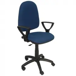 Piqueras y Crespo Ayna Bali Silla de Oficina Brazos Fijos Azul Marino