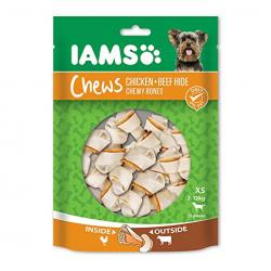 Huesos masticables pollo y ternera Iams XS 21 unid.