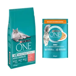 Purina ONE Bifensis Adulto salmón y cereales integrales - 9,75 kg