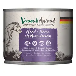 Venandi Monoproteína Animal 24 x 200 g Pack Ahorro - Caballo