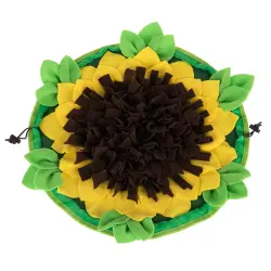 Alfombra olfativa Sunnyflower para perros y gatos - 50 cm de diámetro