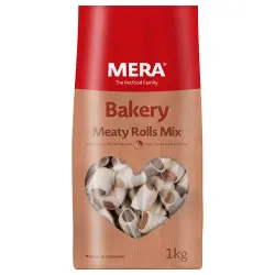 MERA Bakery Meaty Rolls Mix rollitos de carne para perros - 1 kg