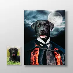 Pet Story Retrato Personalizado de Mascota póster Drácula