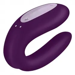Satisfyer Double Joy con App Morado