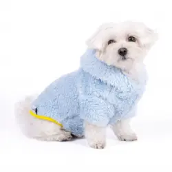 Abrigo Reversible para perro Groc Groc Vivian Azul Cielo