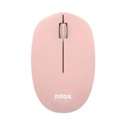 Nilox MXMOWI4014 Ratón Inalámbrico 1000DPI Rosa