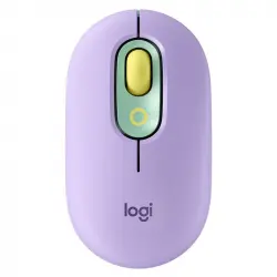 Logitech POP Ratón Inalámbrico Emoji Personalizable 4000DPI Lila