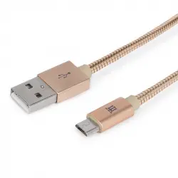 Maillon Cable Micro USB Metal 1m Dorado