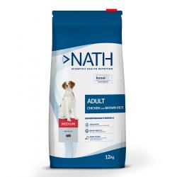 Nath Adult Medium Pollo pienso para perros