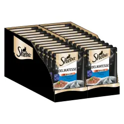 Sheba 24 x 85 g en sobres Multireceta - Delicias de atún en salsa
