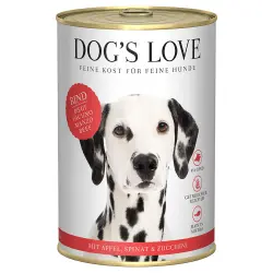 Dog´s Love Adult 6 x 400 g - Vacuno