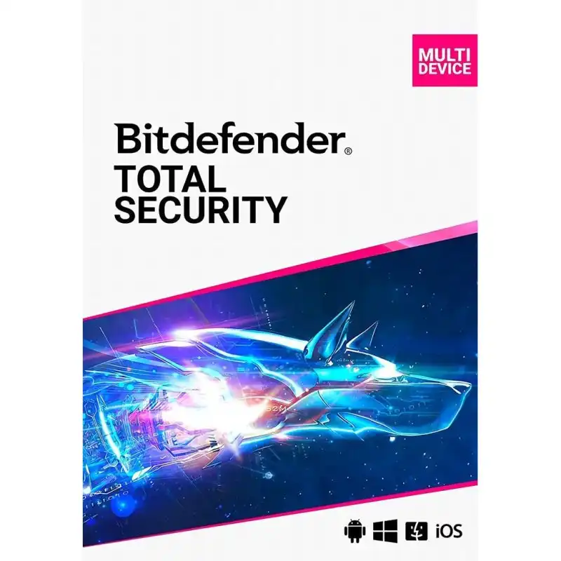 Bitdefender Total Security 2024 3 Dispositivos 1 Año PC/Mac/Android/iOS Descarga Digital