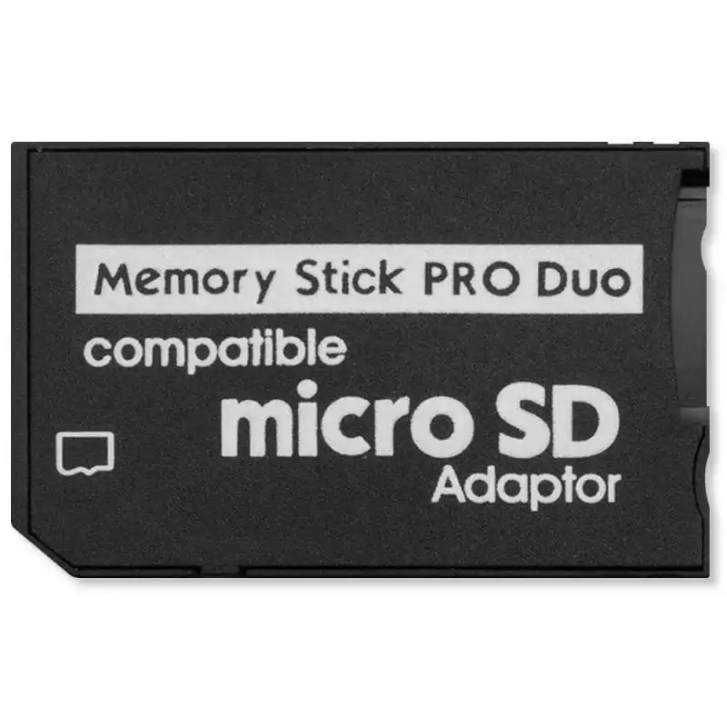 OcioDual Adaptador Micro SD a Memory Stick Pro Duo MS hasta 64GB
