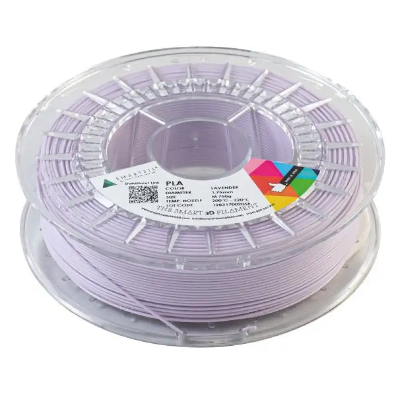 Smartfil PLA Pastel Filamento 3D Tono de Color Pastel Mate 1.75 Mm 750g Lavender