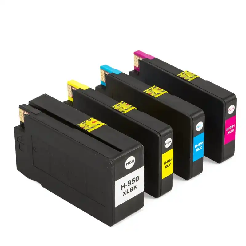 ZipZap Cartuchos Tinta Compatible HP 950XL Negro/Tricolor Pack 8