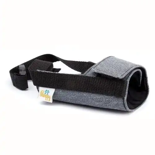 Bozal Pamppy con velcro Vaquero Desgastado para perros