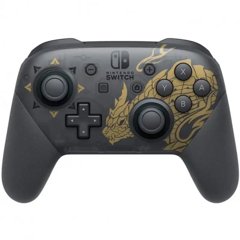 Nintendo Switch Pro-Controller Monster Hunter Rise + Cable USB Edición Limitada