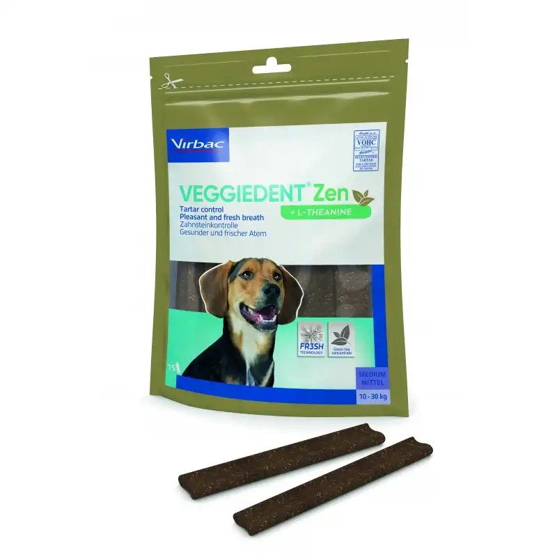 Veggiedent Zen Limpiador Dental Perros M 10-30Kg, Unidades 1 Unidad.