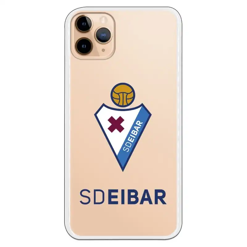 Funda Licencia Oficial SD Eibar Escudo Transparente para iPhone 11 Pro Max