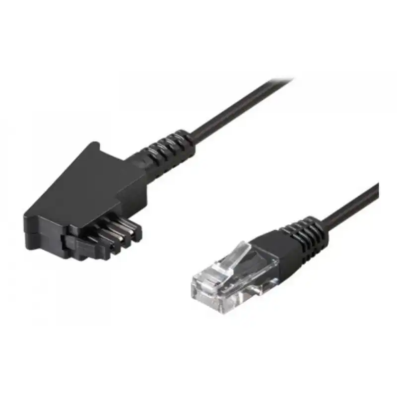 Goobay Cable TAE-F a RJ-45 Macho/Macho 15m Negro