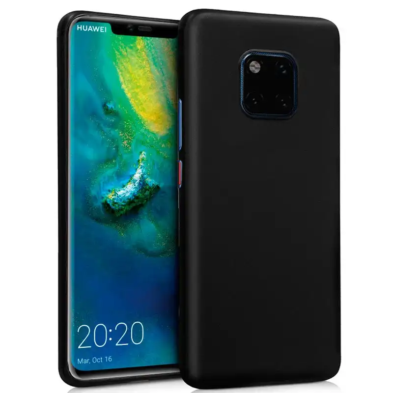 Cool Funda Silicona Negra para Huawei Mate 20 Pro