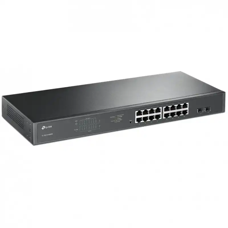TP-Link TL-SG1218MPE Switch 16 Puertos Gigabit PoE+ 10/100/1000 Mbps + 2 Puertos SFP