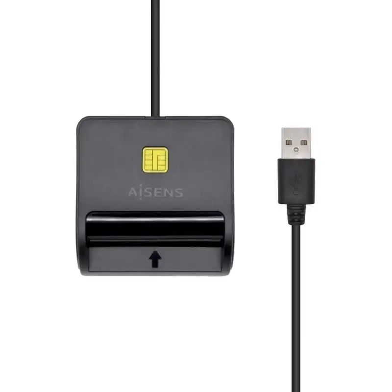 Aisens Lector de Tarjeta Inteligente/DNIe USB 2.0 Negro