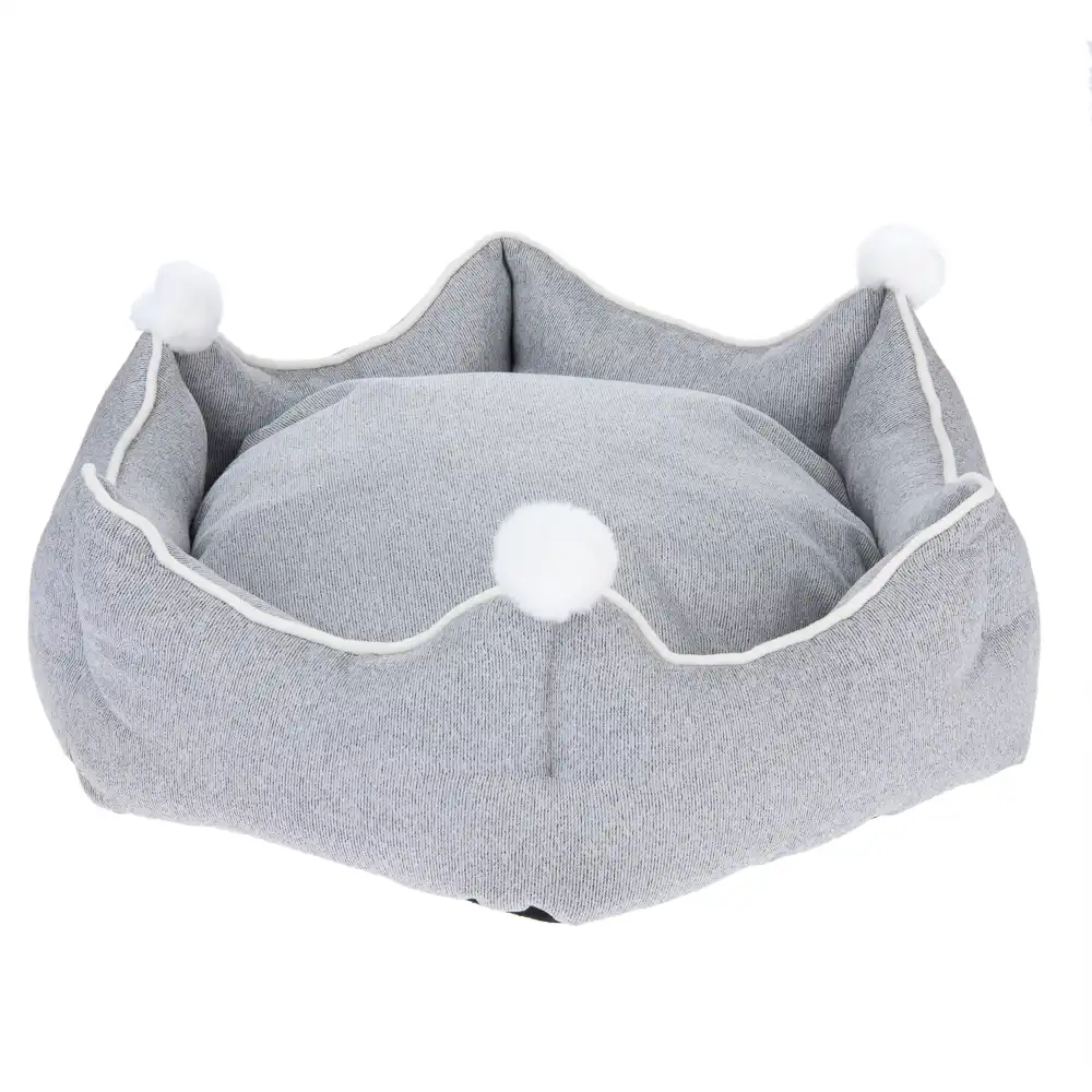 Cama Crown para mascotas - aprox. 60 x 60 x 20 cm (L x An x Al)