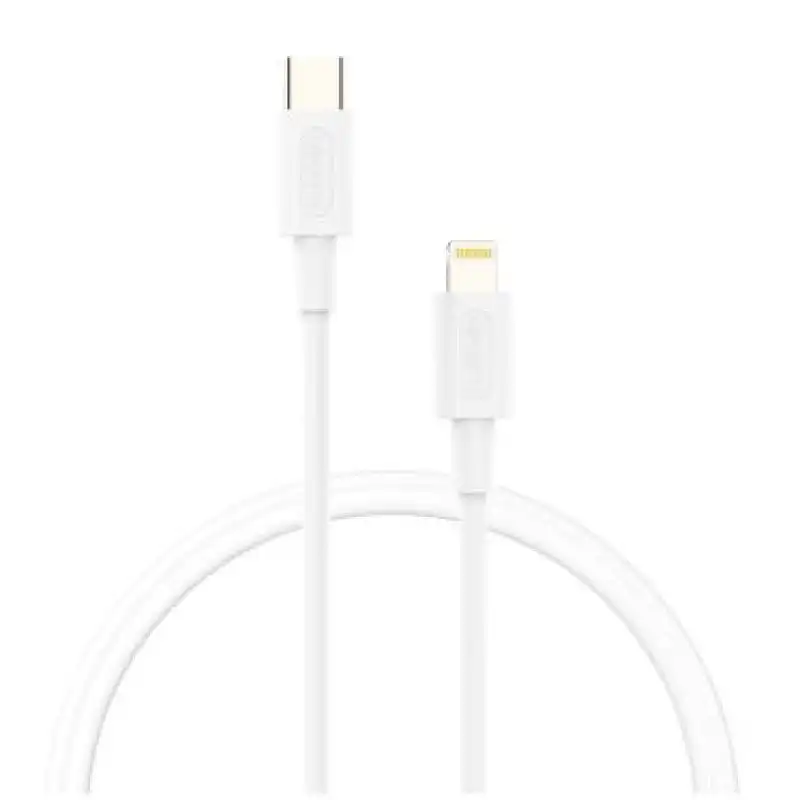 Nubbeh Elisium Cable USB-C a Lightning 2m 2A Blanco