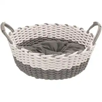 Cesta Nabou - Ø 55 Cm - Gris Y Blanco - Para Perro Trixie